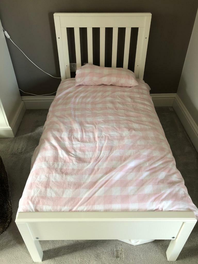 little white company cot bed